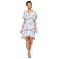 Womens SLNY Short Sleeve Printed Tier Dress - image 1