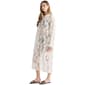 Womens NVLT Long Sleeve Floral Lace V Neck Cover Up Dress - image 3