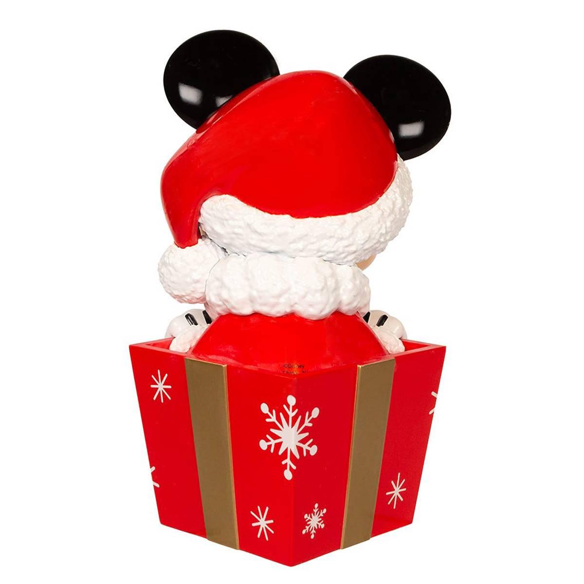Kurt S. Adler Un-Lit Disney© Mickey In Present Tree Topper