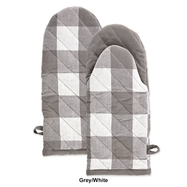DII&#174; Buffalo Check Oven Mitt Set Of 2