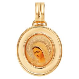 Gold Classics(tm) 10kt. Yellow Gold Oval Mary Medal Pendant