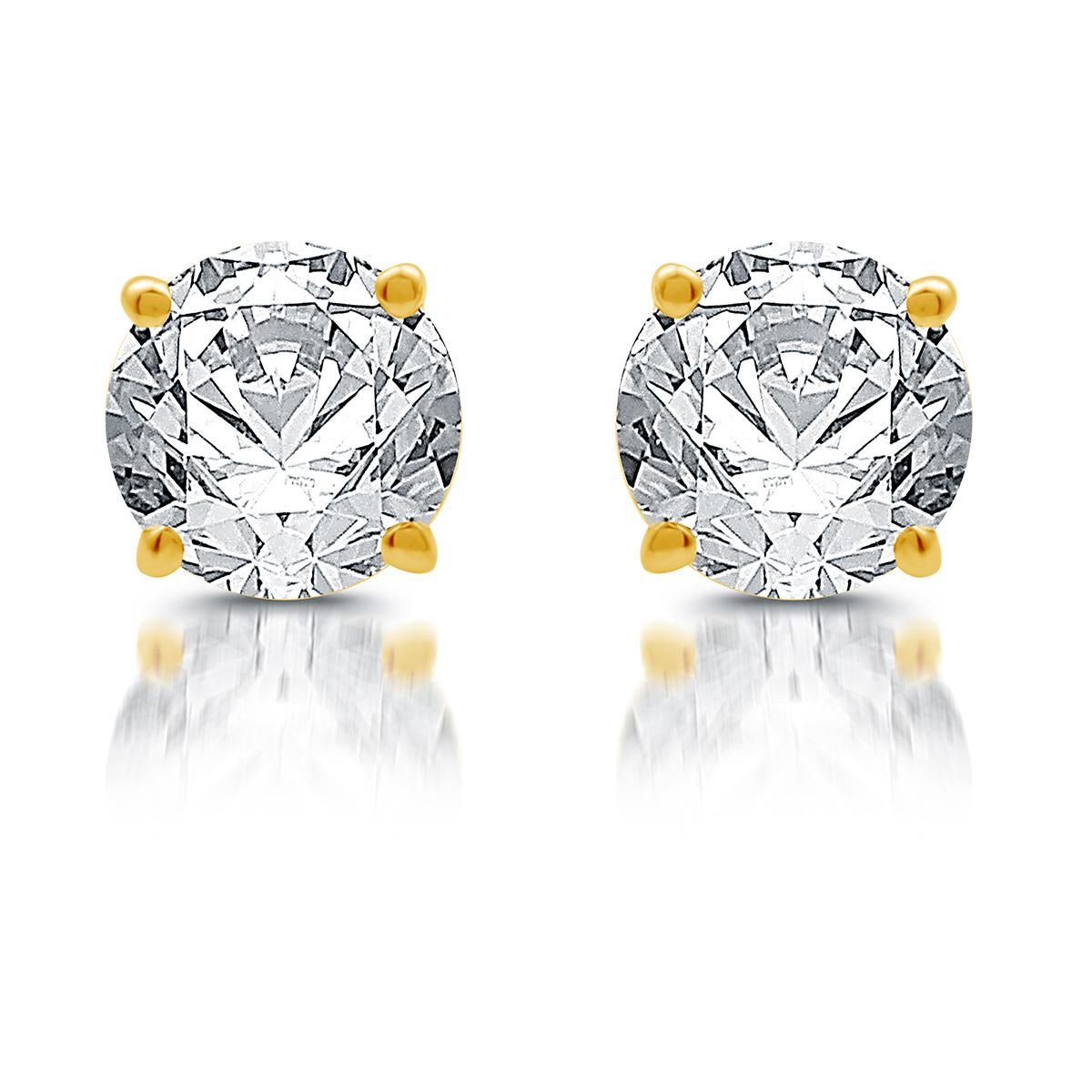 Nova Star® 1/2ctw. Lab Grown Diamond Prong Set Stud...