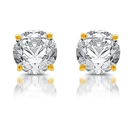 Nova Star&#40;R&#41; 1/2ctw. Lab Grown Diamond Prong Set Stud Earrings