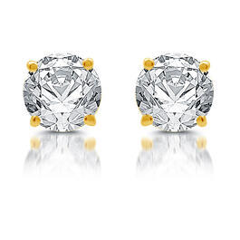 Nova Star&#40;R&#41; 1/2ctw. Lab Grown Diamond Prong Set Stud Earrings