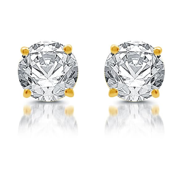 Nova Star&#40;R&#41; 1/2ctw. Lab Grown Diamond Prong Set Stud Earrings