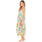 Womens Nina Leonard Sleeveless Chiffon Fruit Hanky Hem Midi Dress - image 4