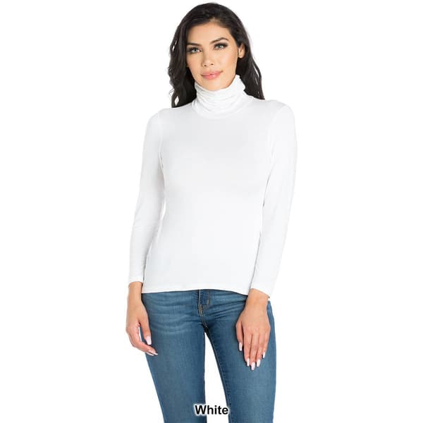 Womens 24/7 Comfort Apparel Classic Long Sleeve Turtleneck