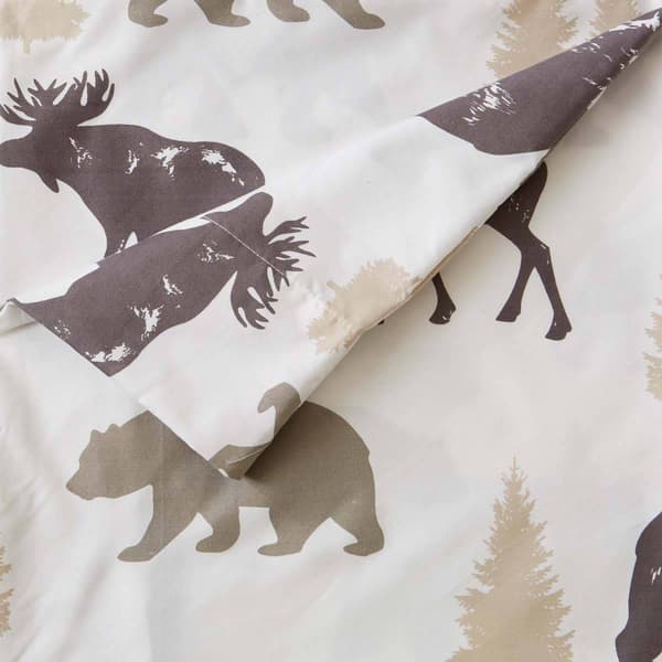 FreshFolds Mountain Ridge Lodge Bears Microfiber Sheet Set