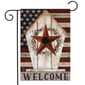 Rustic American Birdhouse Garden Flag - image 1