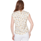 Womens Emaline Key Items Cap Sleeve Floral & Birds Blouse - image 1