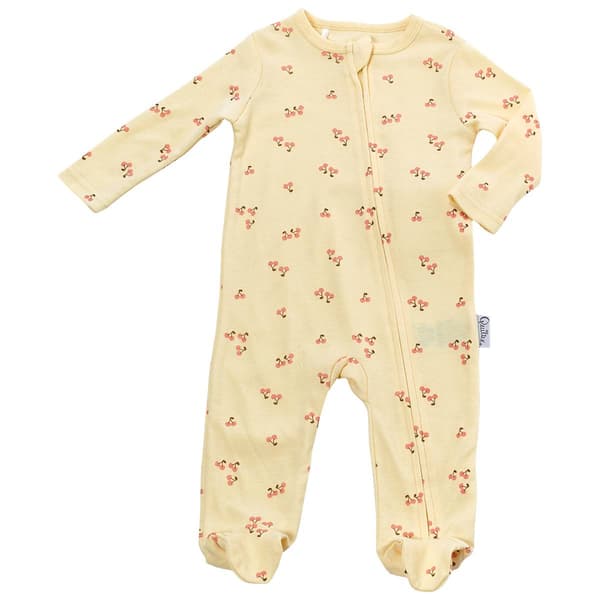 Baby Girl (NB-9M) Quiltex(R) Cherries Sleep & Play - image 