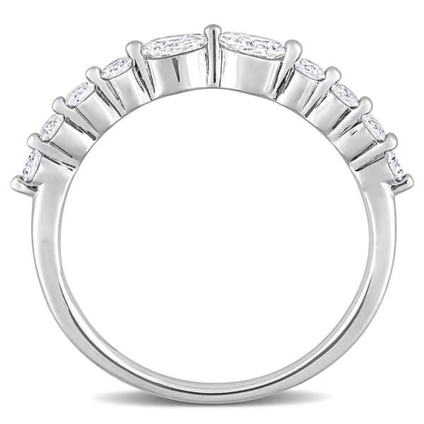 Platinum Plated 5/8ctw. Lab Grown Diamond Ring