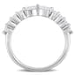 Platinum Plated 5/8ctw. Lab Grown Diamond Ring - image 3