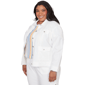 Plus Size Alfred Dunner Out Of The Blue Button Front Denim Jacket - image 3