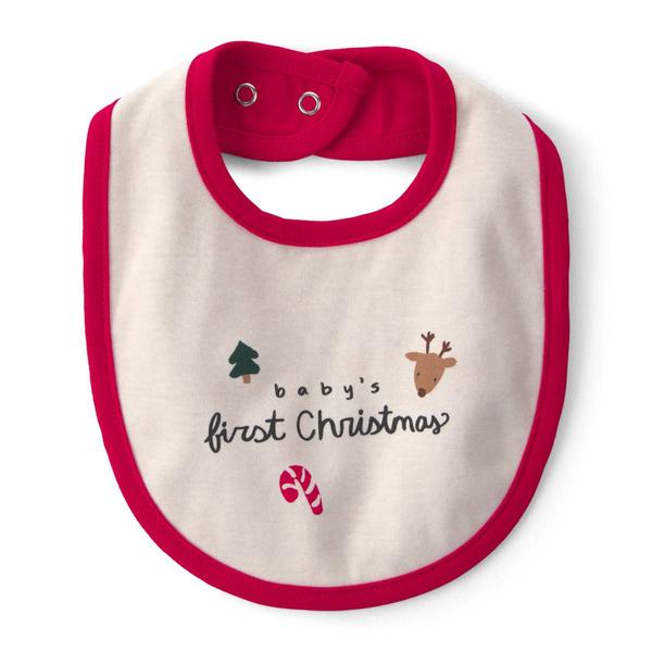 Baby Unisex Carter''s(R) Baby''s First Christmas Bib - image 