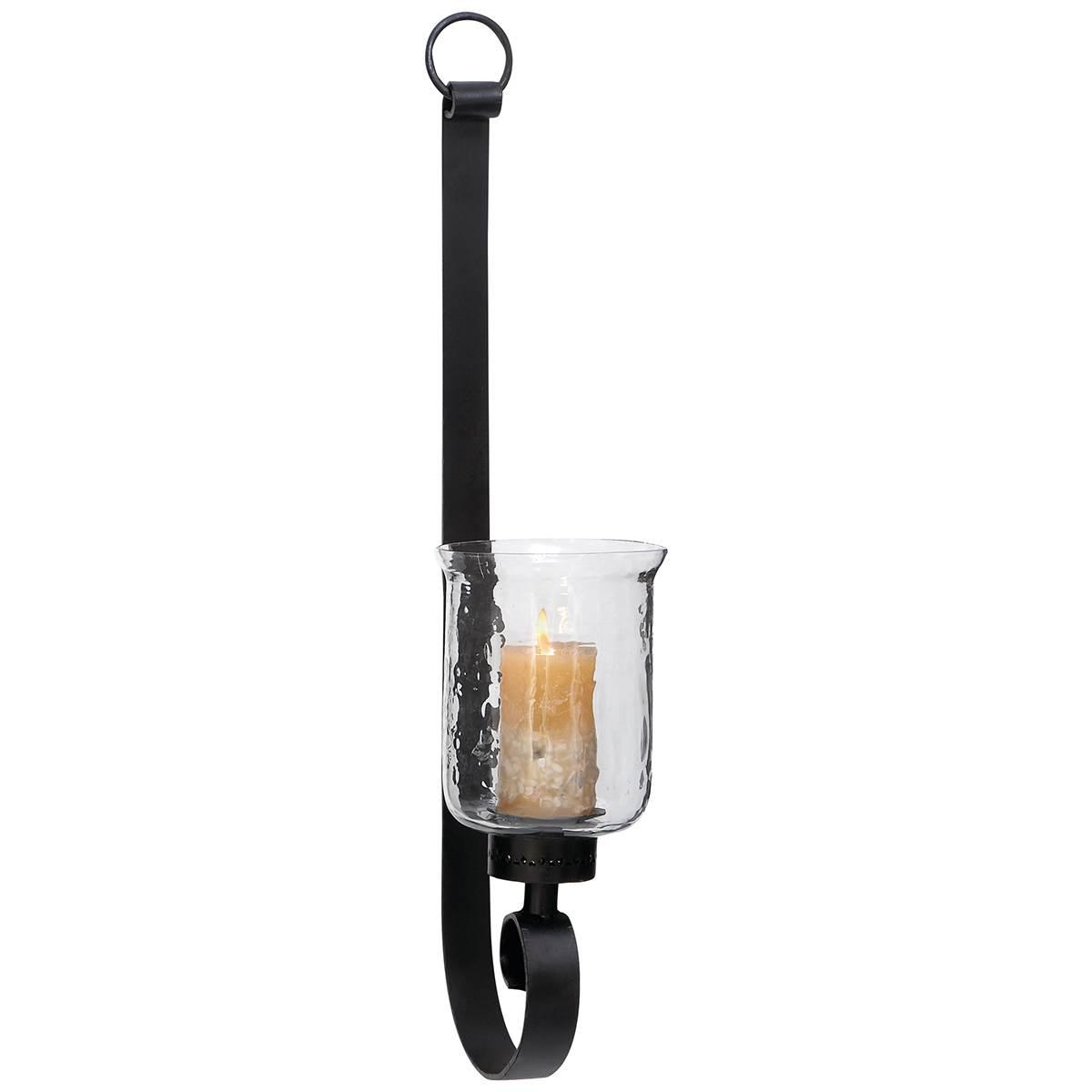 9th & Pike® Black Iron Wall Sconce