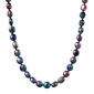Splendid Pearls 14kt. White Gold Silver Baroque Pearl Necklace - image 1