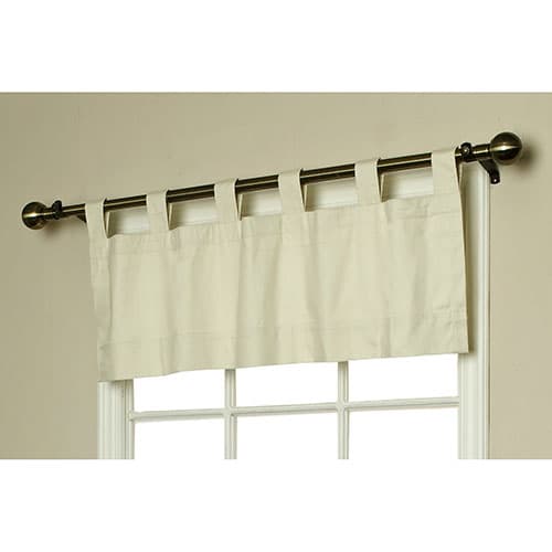 Weathermate Tab Valance - Natural - 40x15