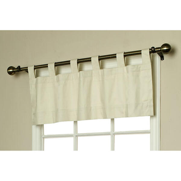Weathermate Tab Valance - Natural - 40x15 - image 