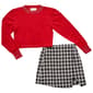 Girls &#40;7-12&#41; Tween Diva 2pc. Sweater & Boucle Skort Set - image 2