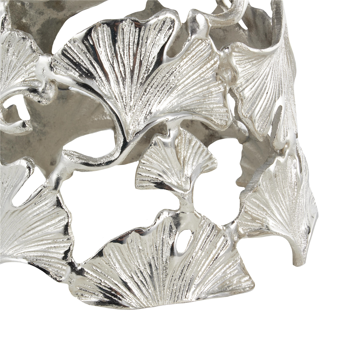9th & Pike® Contemporary Silver Aluminum Metal Accent Table Set
