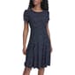 Womens Tommy Hilfiger Short Sleeve Dot A-Line Dress - image 1