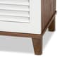 Baxton Studio Coolidge 8 Shelf Wood Shoe Storage Cabinet - image 6