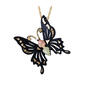 Gold Classics&#40;tm&#41; Black Hills Gold Butterfly Pendant Necklace - image 1