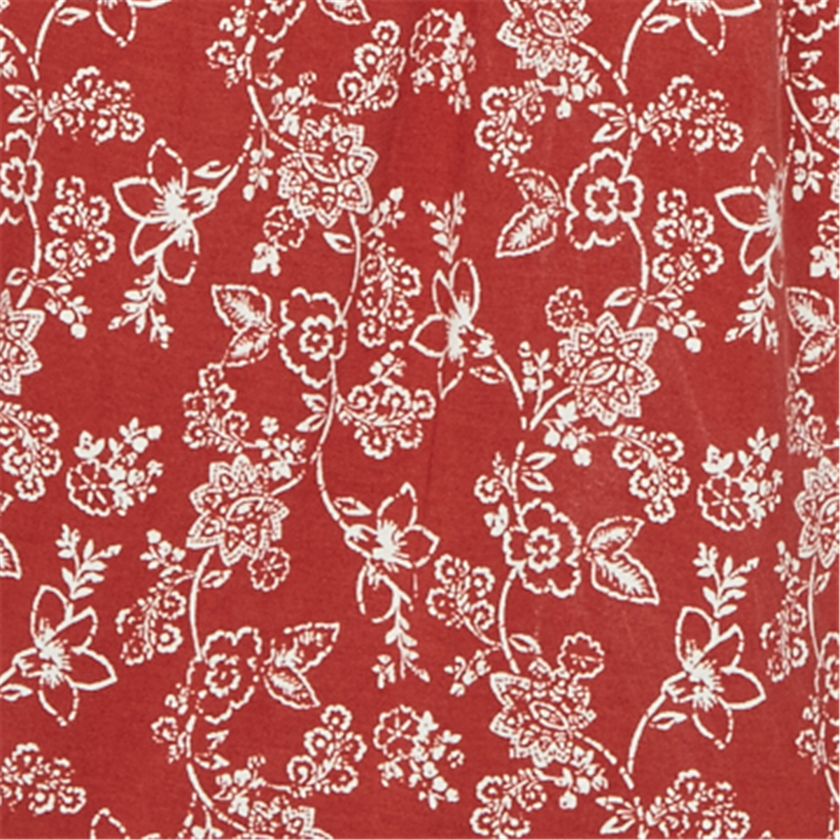 Plus Size Ruby Rd. Romance On The Ranch Ruffle Neck Floral Blouse