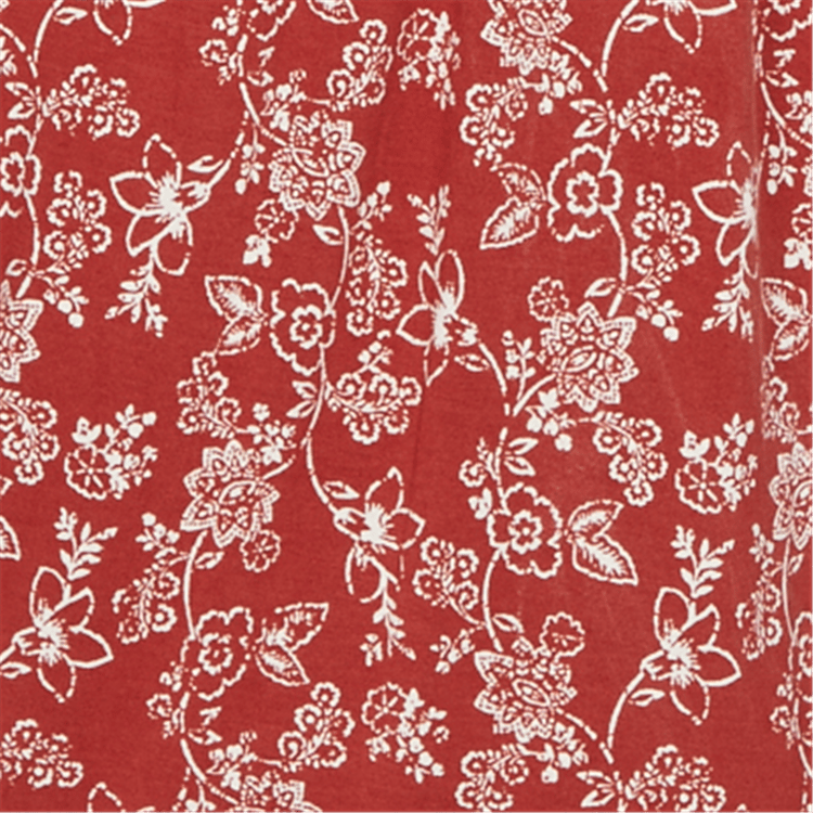 Plus Size Ruby Rd. Romance On The Ranch Ruffle Neck Floral Blouse