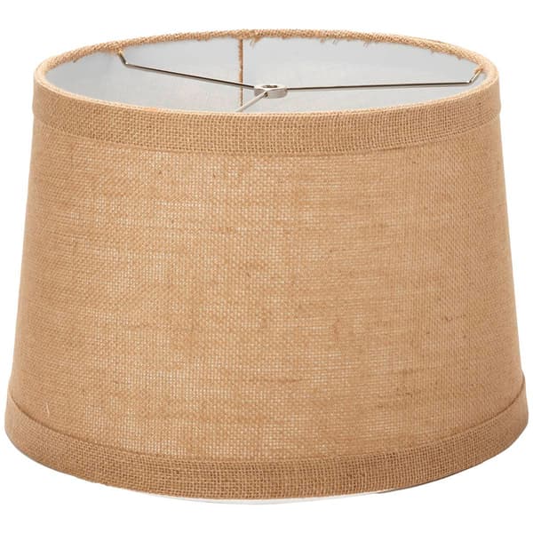 Fangio Lighting Burlap Hardback 12in. Drum Shade - image 