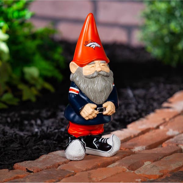 Evergreen Denver Broncos Garden Gnome