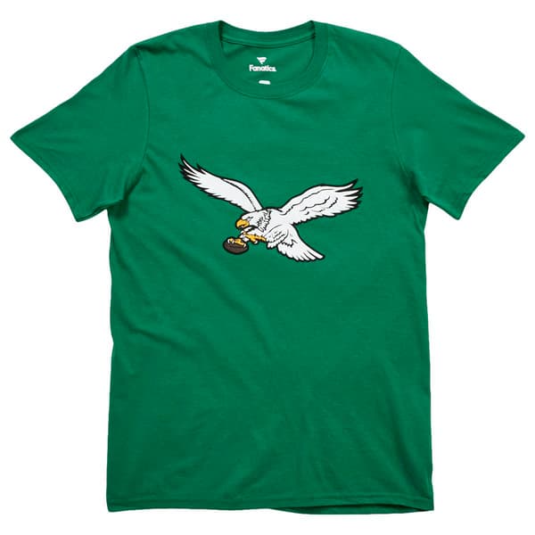 Mens Fanatics Eagles Hurts (1) Classic Throwback Short Sleeve Tee