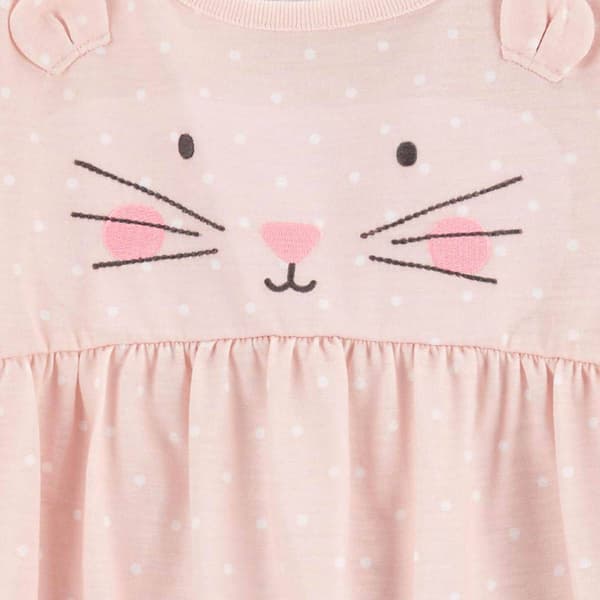 Girls Carter''s&#174; 2pk. Long Sleeve Cat & Mouse Nightgowns