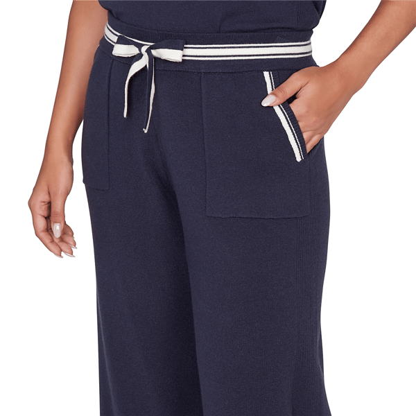 Womens Ruby Rd. Jetsetter Wide Leg Cropped Casual Pants