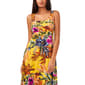 Womens MSK Sleeveless Floral Challis Smock Back Midi Dress - image 4