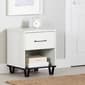 South Shore Arlen White Pine 1-Drawer Nightstand - image 2