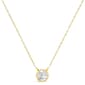 Haus of Brilliance Yellow Gold over Silver Diamond Pendant - image 2