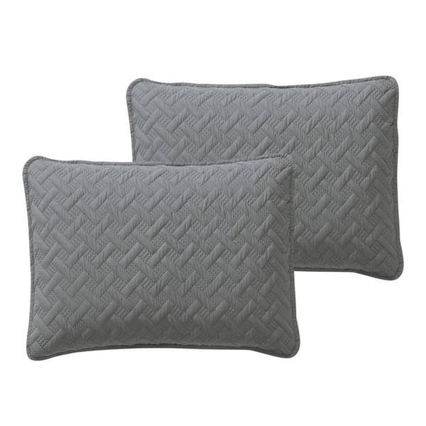 VCNY Home Nina Embossed Basketweave Quilt Set - Boscov's