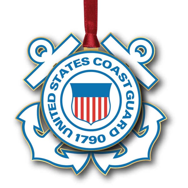 Beacon Design U.S. Coast Guard Seal Ornament - image 