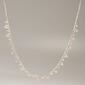 Rosa Rhinestones Delicate Trim Rhinestone Necklace - image 1