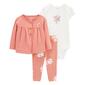 Baby Girl &#40;NB-12M&#41; Carter's&#174; 3pc. Dainty Floral Cardigan Set - image 2