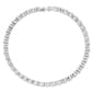 Athra Silver Plated Single Honeycomb Clear Crystal Coil Bracelet - image 2