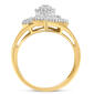Diamond Classics&#8482; 1/2kt. Yellow Gold Diamond Cocktail Ring - image 2