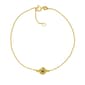 Barefootsies Gold Plated Sapphire Glass Evil Eye Anklet - image 1
