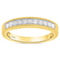 Nova Star(R) Yellow Gold 1/4ctw. 11 Lab Grown Diamonds Band Ring - image 1