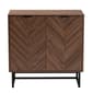 Baxton Studio Sadia Walnut Brown Wood Storage Cabinet - image 4