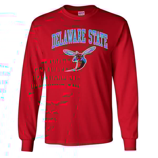 Mens Delaware State Long Sleeve Tee - image 