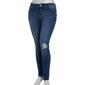 Plus Size Royalty WBB Cross Hatch Skinny Jeans - image 1