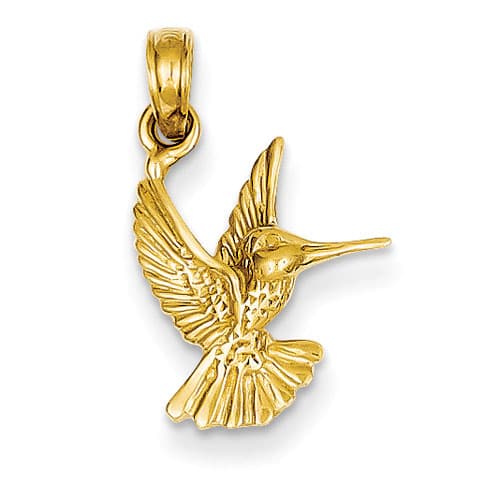 Gold Classics&#40;tm&#41; 14kt. Hummingbird Pendant - image 